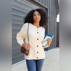 BDG urban outfitters cable cardigan